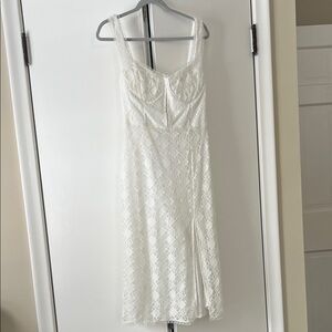 ASTR Lace Midi Dress